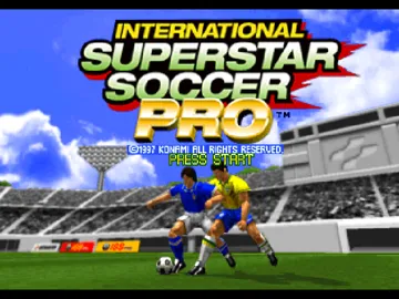 International Superstar Soccer Pro (EU) screen shot title